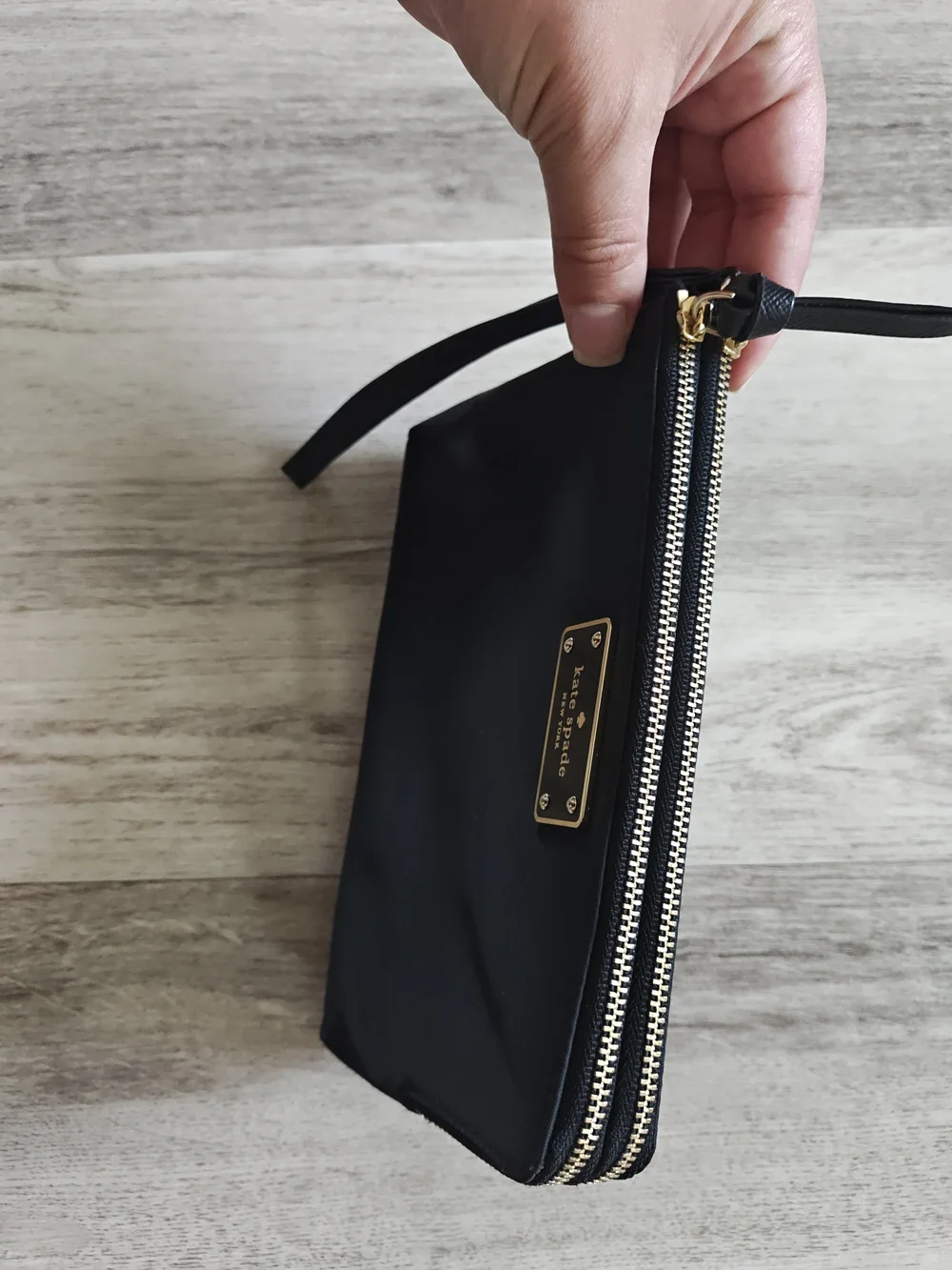 Kate Spade Black Wristlet Clutch